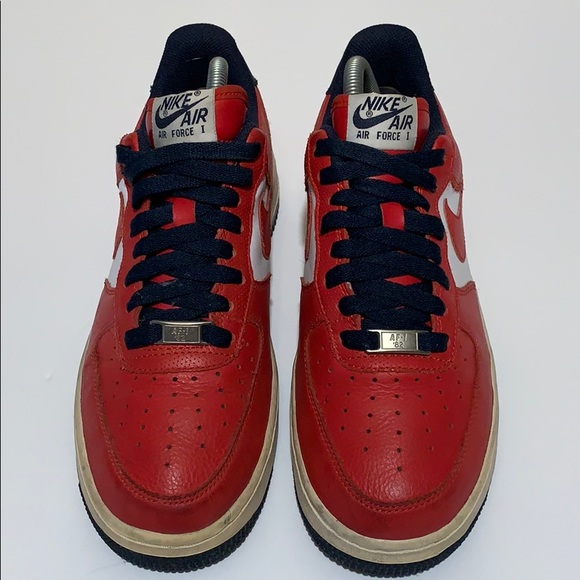 Nike Air Force 1 Red Sneakers - Picture 4 of 11